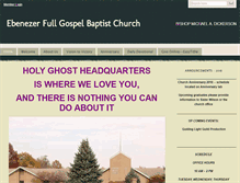 Tablet Screenshot of efgbc.ministrypath.com